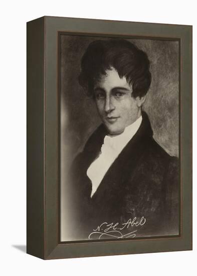 Niels Henrik Abel (1801-1829), Norwegian Mathematician-null-Framed Premier Image Canvas