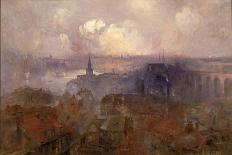 Newcastle Upon Tyne from the East, 1898-Niels Moller Lund-Giclee Print