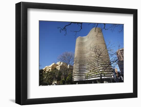 Niemeyer Building, Belo Horizonte, Minas Gerais, Brazil, South America-Ian Trower-Framed Photographic Print