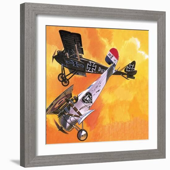 Nieuport 24 Bis-Wilf Hardy-Framed Giclee Print