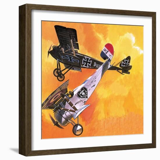 Nieuport 24 Bis-Wilf Hardy-Framed Giclee Print