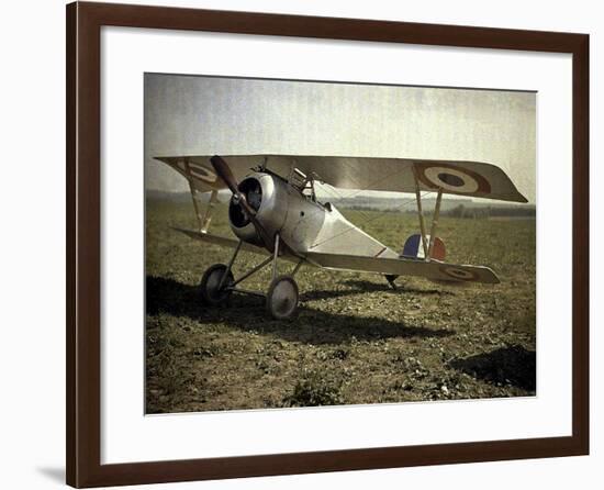 Nieuport Biplane, Aisne, France, 1917-Fernand Cuville-Framed Giclee Print