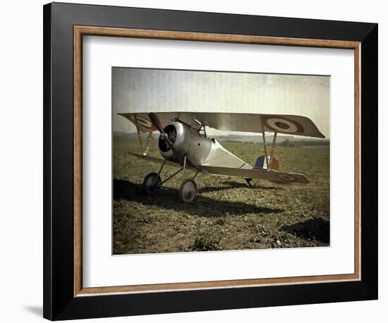 Nieuport Biplane, Aisne, France, 1917-Fernand Cuville-Framed Giclee Print