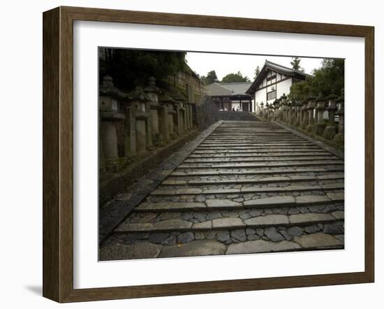 Nigatsudo Temple at Todaiji Temple, Nara, Japan-Christian Kober-Framed Photographic Print