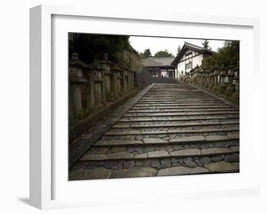 Nigatsudo Temple at Todaiji Temple, Nara, Japan-Christian Kober-Framed Photographic Print