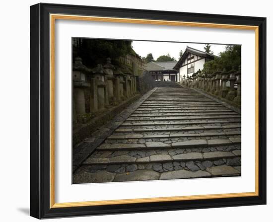 Nigatsudo Temple at Todaiji Temple, Nara, Japan-Christian Kober-Framed Photographic Print