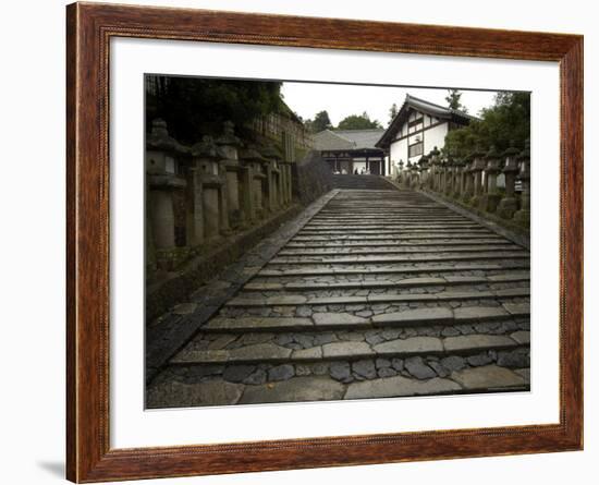 Nigatsudo Temple at Todaiji Temple, Nara, Japan-Christian Kober-Framed Photographic Print