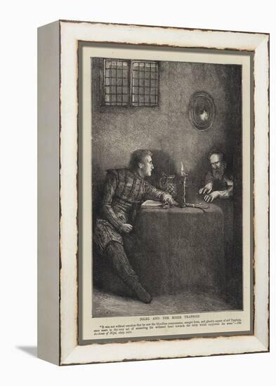 Nigel and the Miser Trapbois-Sir James Dromgole Linton-Framed Premier Image Canvas