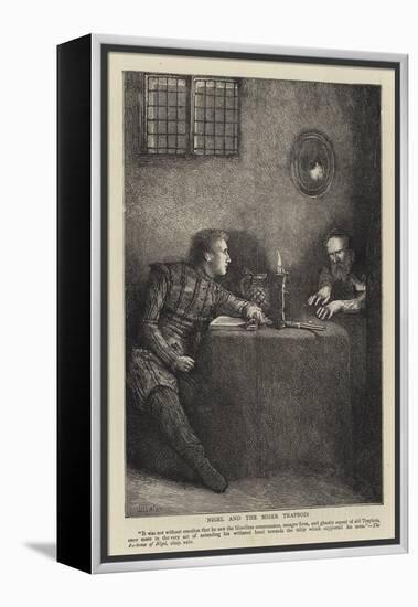 Nigel and the Miser Trapbois-Sir James Dromgole Linton-Framed Premier Image Canvas