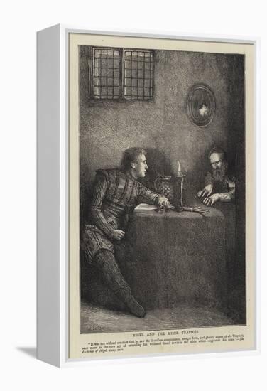 Nigel and the Miser Trapbois-Sir James Dromgole Linton-Framed Premier Image Canvas