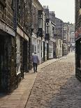 Cobbled Side Street in Otley, Yorkshire, England, United Kingdom, Europe-Nigel Blythe-Photographic Print