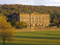 West Elevation, Chatsworth House in Autumn, Derbyshire, England-Nigel Francis-Photographic Print