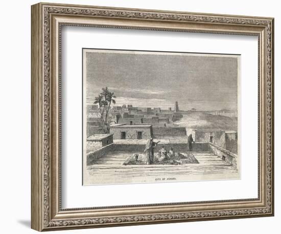 Niger, Agades 1850S-null-Framed Premium Giclee Print