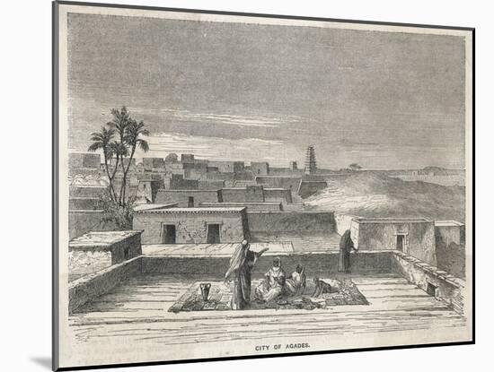 Niger, Agades 1850S-null-Mounted Art Print