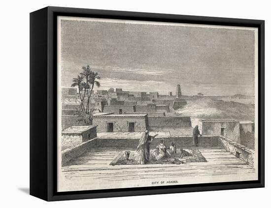 Niger, Agades 1850S-null-Framed Stretched Canvas