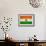 Niger Flag Design with Wood Patterning - Flags of the World Series-Philippe Hugonnard-Framed Premium Giclee Print displayed on a wall