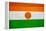 Niger Flag Design with Wood Patterning - Flags of the World Series-Philippe Hugonnard-Framed Stretched Canvas