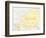 Niger Political Map-Peter Hermes Furian-Framed Premium Giclee Print