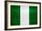 Nigeria Flag Design with Wood Patterning - Flags of the World Series-Philippe Hugonnard-Framed Art Print