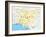 Nigeria Political Map-Peter Hermes Furian-Framed Art Print