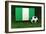 Nigeria Soccer-badboo-Framed Art Print