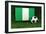 Nigeria Soccer-badboo-Framed Art Print