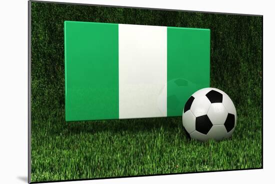 Nigeria Soccer-badboo-Mounted Art Print