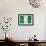 Nigerian Flag-daboost-Framed Art Print displayed on a wall