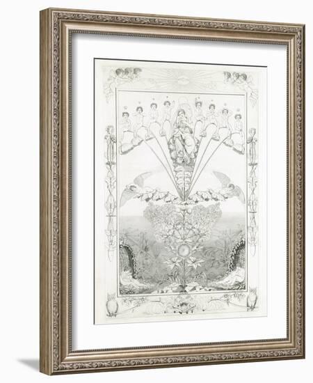 Night, 1805-Philipp Otto Runge-Framed Giclee Print