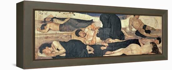 Night, 1890-Ferdinand Hodler-Framed Premier Image Canvas