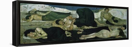 Night, 1890-Ferdinand Hodler-Framed Premier Image Canvas