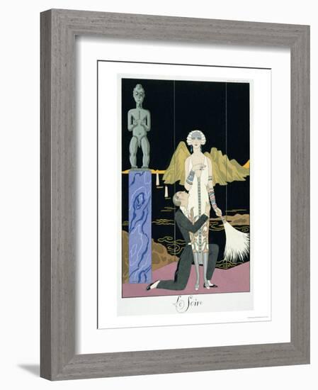 Night, 1925-Georges Barbier-Framed Giclee Print