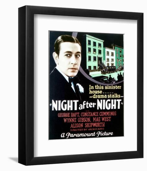 Night After Night - Movie Poster Reproduction-null-Framed Photo