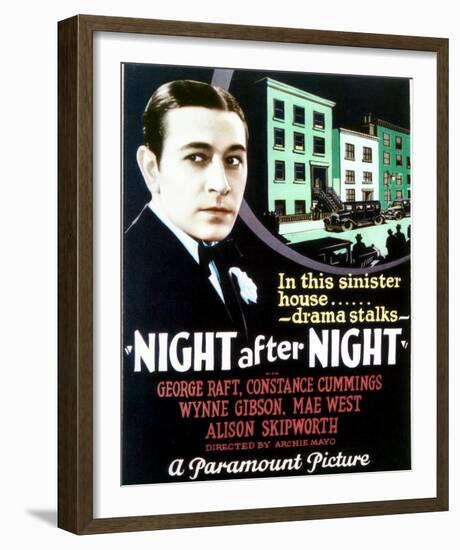 Night After Night - Movie Poster Reproduction-null-Framed Photo