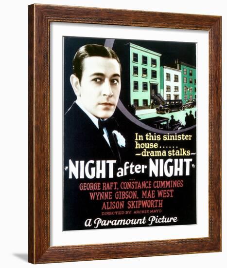 Night After Night - Movie Poster Reproduction-null-Framed Photo