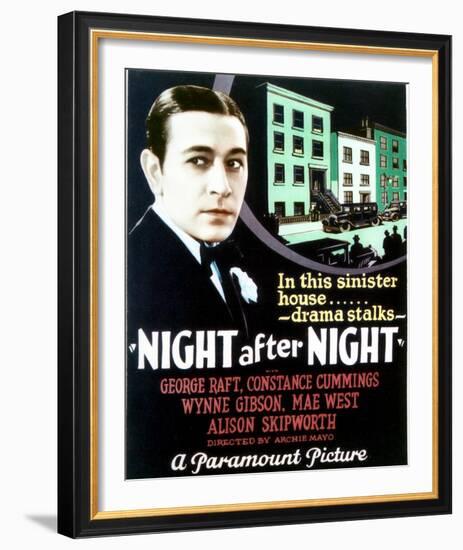 Night After Night - Movie Poster Reproduction-null-Framed Photo