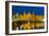 Night Amsterdam Canal and Centraal Station-kavalenkava volha-Framed Photographic Print