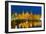 Night Amsterdam Canal and Centraal Station-kavalenkava volha-Framed Photographic Print