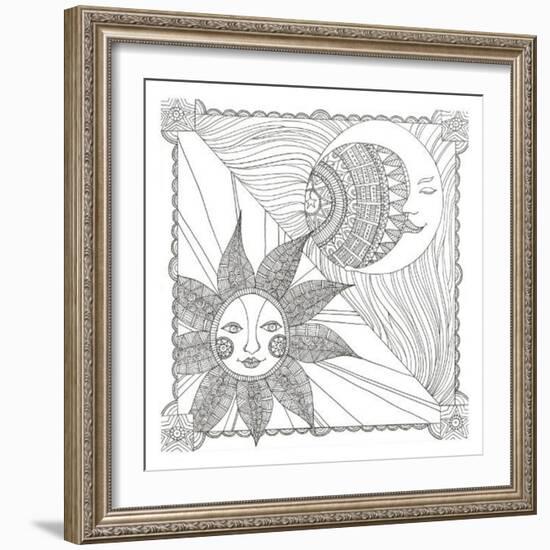 Night And Day-Pam Varacek-Framed Art Print