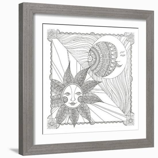 Night And Day-Pam Varacek-Framed Art Print