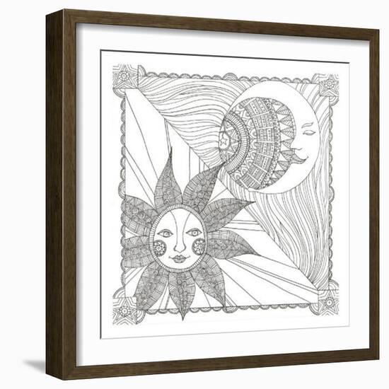 Night And Day-Pam Varacek-Framed Art Print