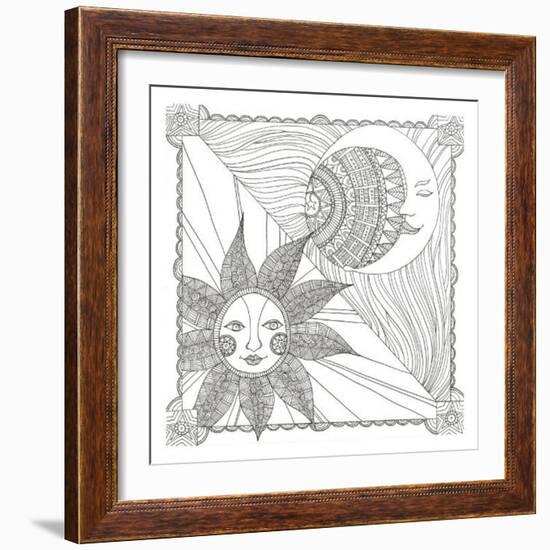 Night And Day-Pam Varacek-Framed Art Print