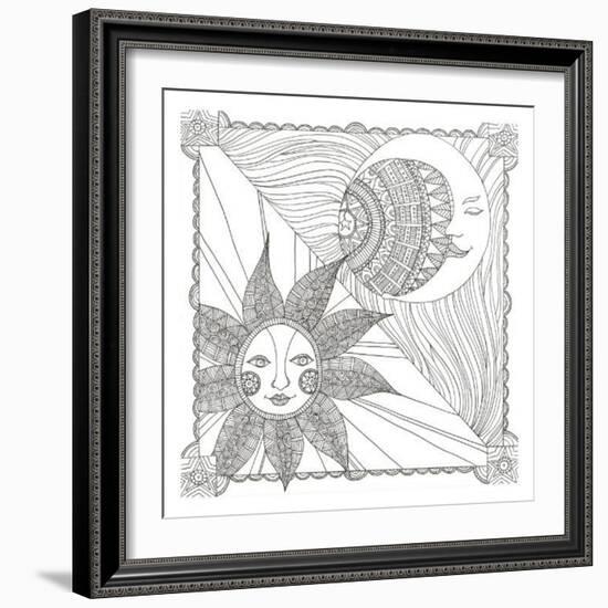 Night And Day-Pam Varacek-Framed Art Print