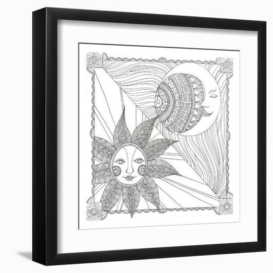 Night And Day-Pam Varacek-Framed Art Print