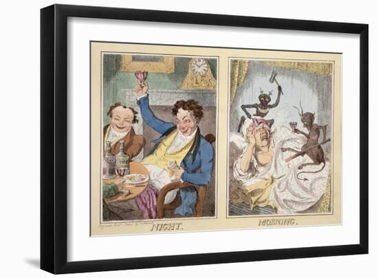 Night and Morning-Robert Seymour-Framed Giclee Print