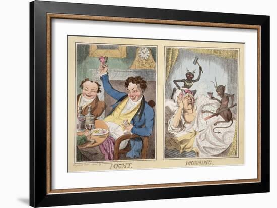 Night and Morning-Robert Seymour-Framed Giclee Print