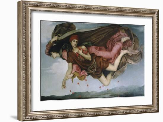 Night and Sleep-Evelyn De Morgan-Framed Giclee Print