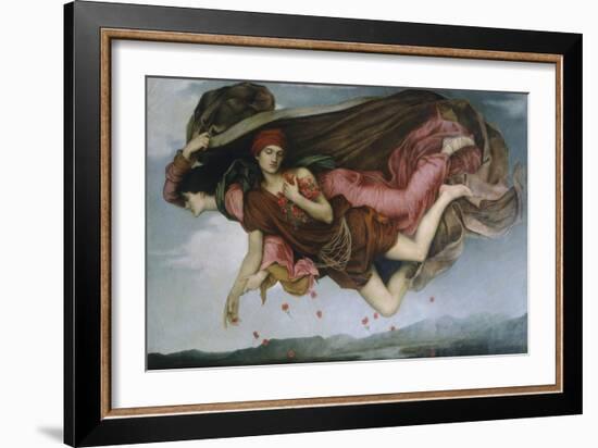 Night and Sleep-Evelyn De Morgan-Framed Giclee Print