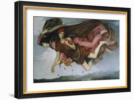 Night and Sleep-Evelyn De Morgan-Framed Giclee Print