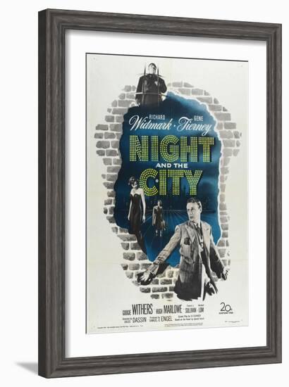 Night And the City, 1950, Directed by Jules Dassin-null-Framed Giclee Print